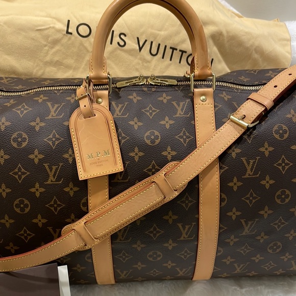 Louis Vuitton Monogram keepall Bandouliere 50 - Authentic - EUC - Picture 2 of 15